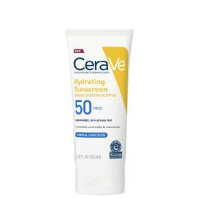 CeraVe Hydrating Mineral Sunscreen SPF 50 Face Lotion